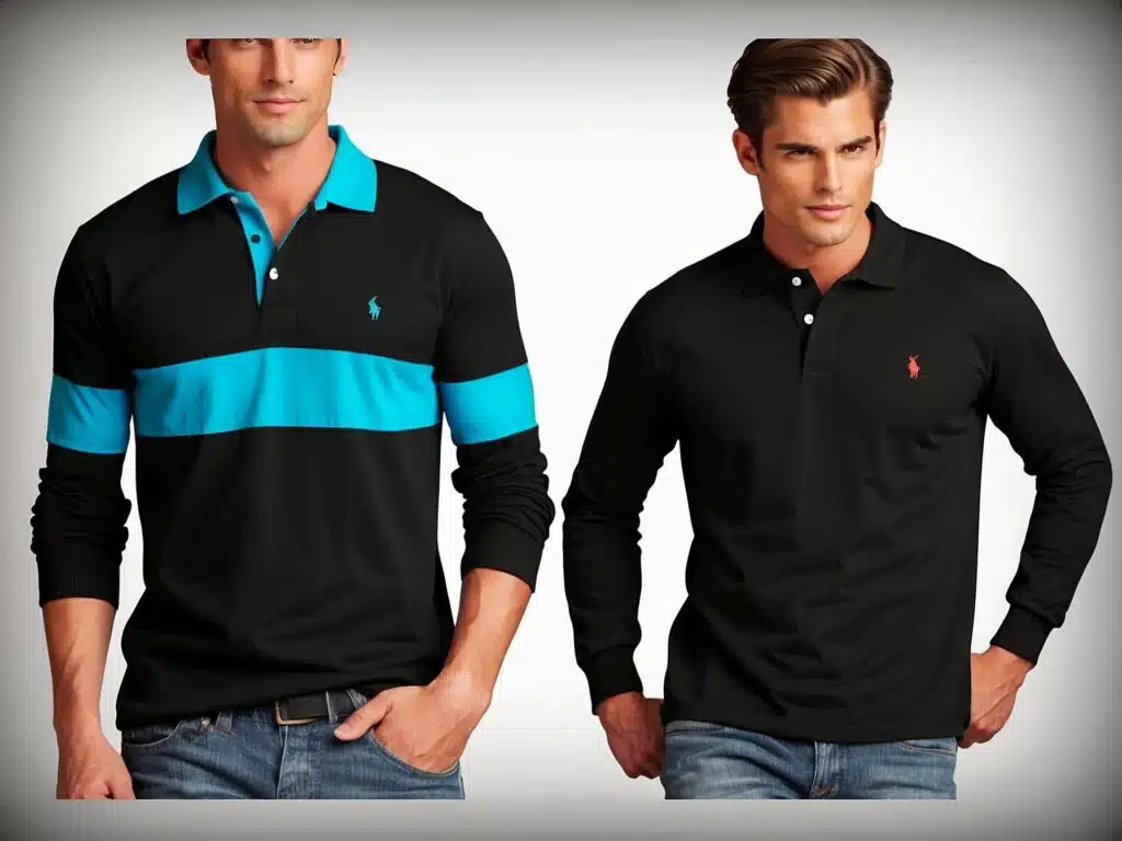 best long sleeve polo shirts for men